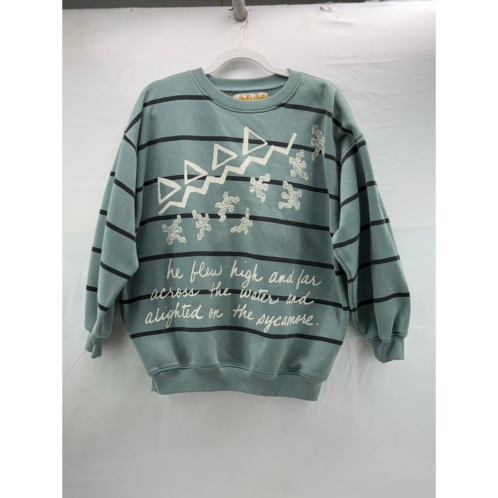 Vintage Women's poetic casual L seafoam colored sweatshirt